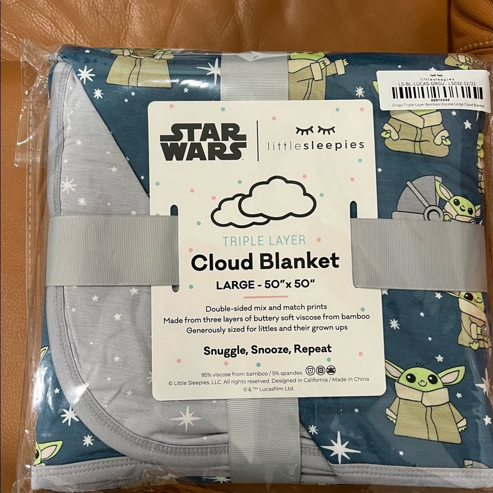 Little sleepies star wars blanket